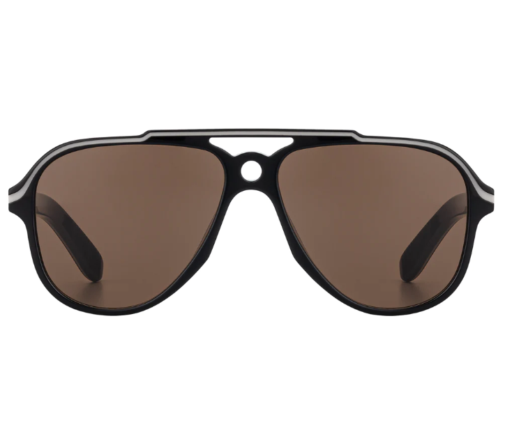 Mexico 89 Sunglasses - Black/Brown