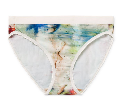 Women's Mid Rise Brief - Abstract Ikat