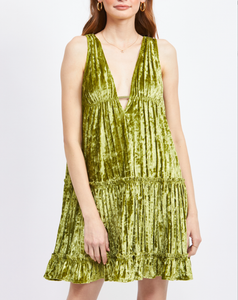 Madeleine Mini Dress - Green