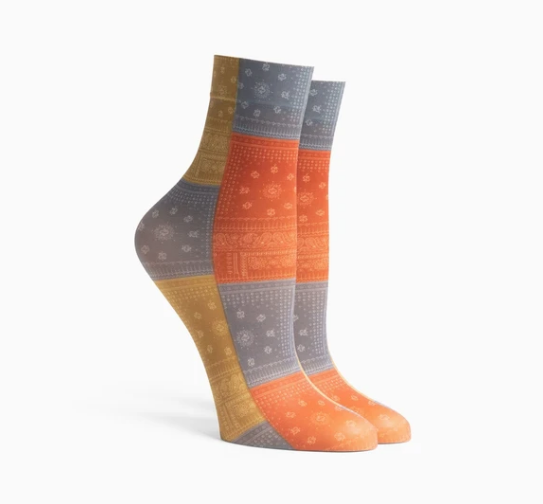 Women's Bandana Socks - Multi