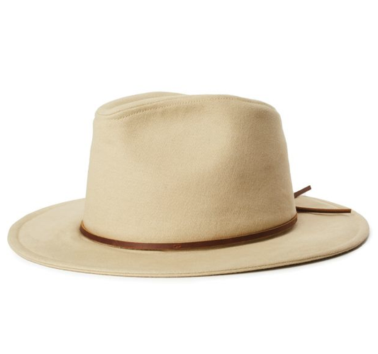 Wesley Cotton Fedora - Light Khaki - Genterie Supply Co.