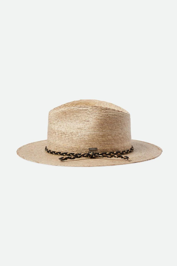 Messer Western Straw Fedora - Natural