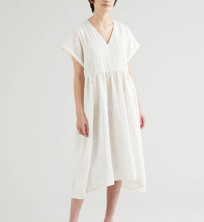 Marcel Dress - Cloud Dancer