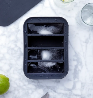Collins Glass Ice Tray - Charcoal