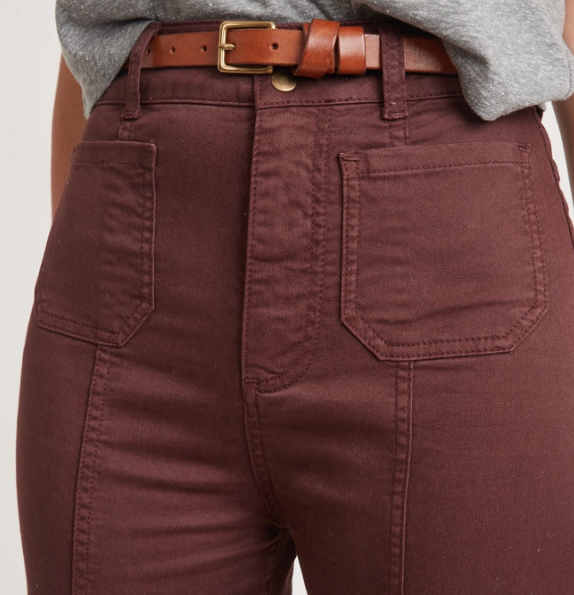 Perles Flare Pant - Bitter Chocolate