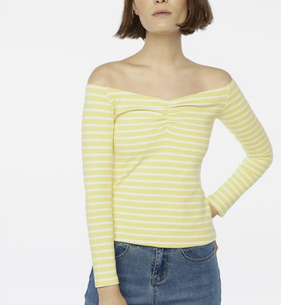 Striped Top - Yellow - Genterie Supply Co.