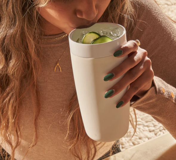 20 oz Insulated Tumbler - Cream