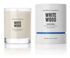 White Wood Candle