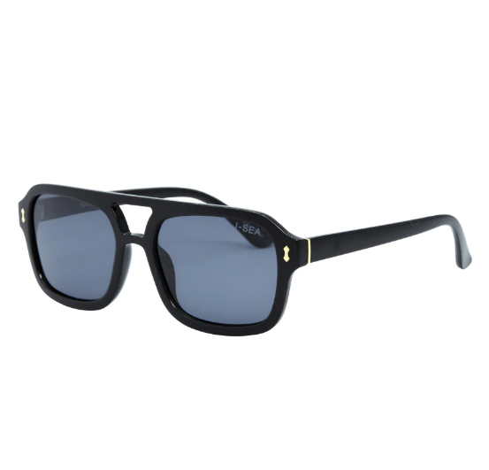 Royal Sunglasses - Black/Smoke Polarized