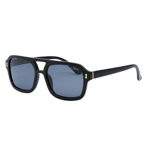 Royal Sunglasses - Black/Smoke Polarized