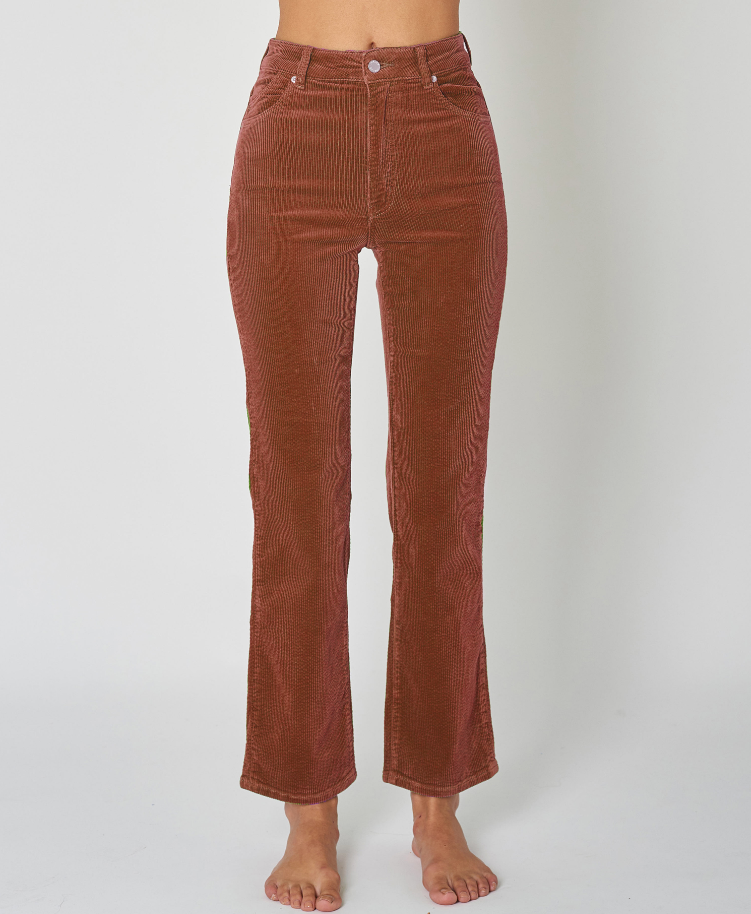 Original Straight Cord Jeans - Chestnut