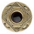 Lapel Pin - Brass & Onyx