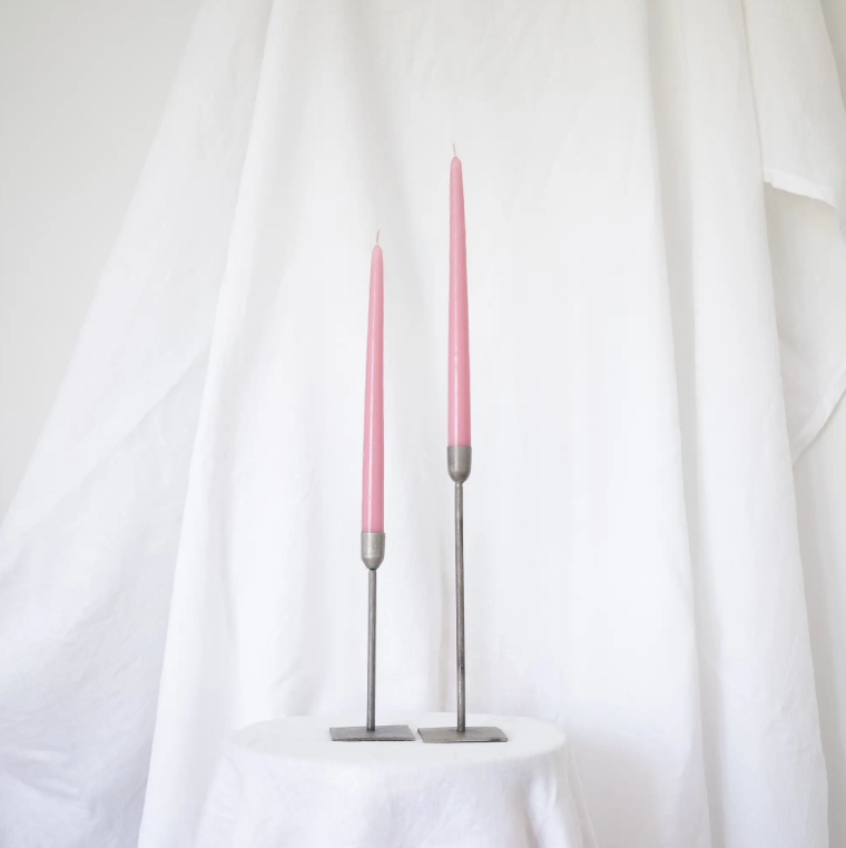 Taper Candle Pair - Blush