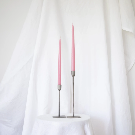 Taper Candle Pair - Blush