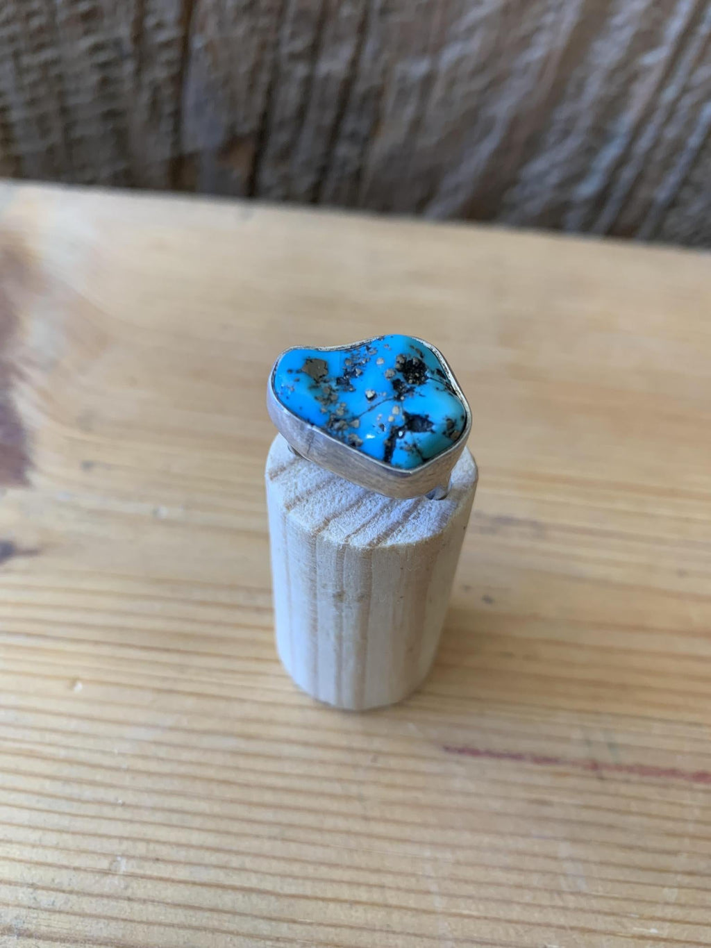 Quinn Cut Vintage Turquoise Ring