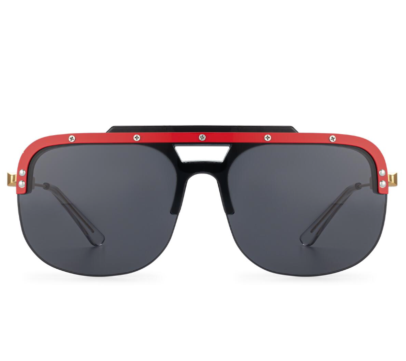 TB-795 Sunglasses -  Red/Black/Gold