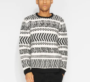 Mik Sweater - Black/White