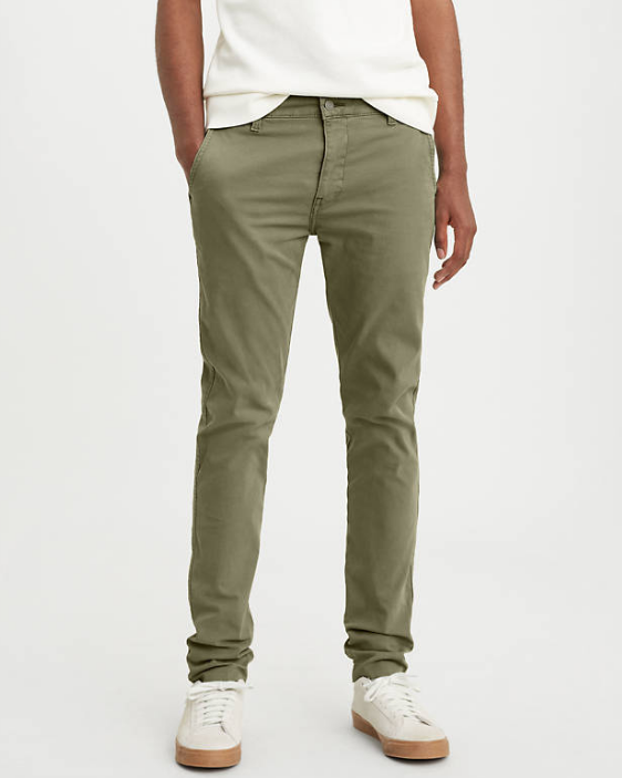XX Chino Slim Fit Pants - Bunker Olive Green