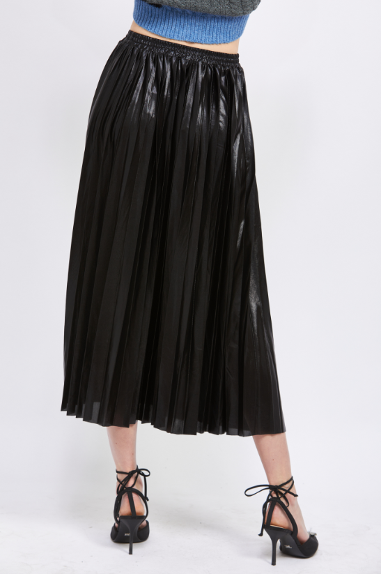 Elle Midi Skirt - Black