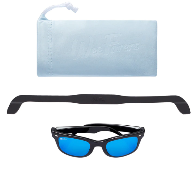Weefarer Sunglasses - Polarized Black/Ocean Blue