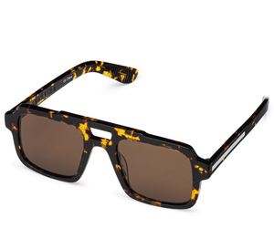 Cut Fifty-Eight Sunglasses - Tortoise Shell / Brown