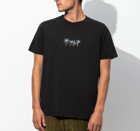 Twine Faded Tee - Dirty Black
