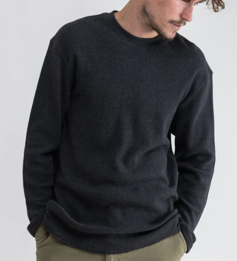 Classic Waffle Knit - Vintage Black