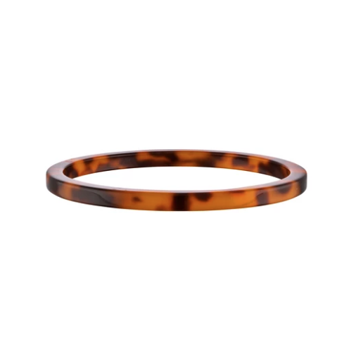 Square Bangle - Amber - Genterie Supply Co.