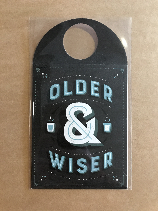 Older & Wiser Bottle Hanger