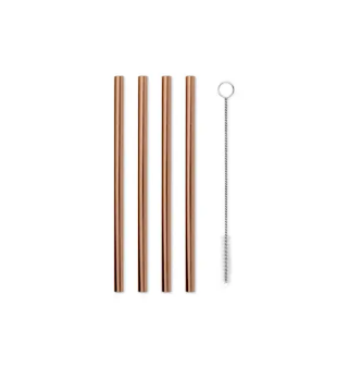 5'' Metal Straws - Copper
