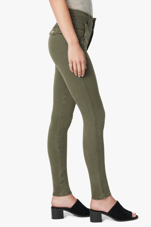 High Rise Skinny Ankle - Grape Leaf - Genterie Supply Co.