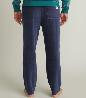 Velour Lounge Pant - Black Iris