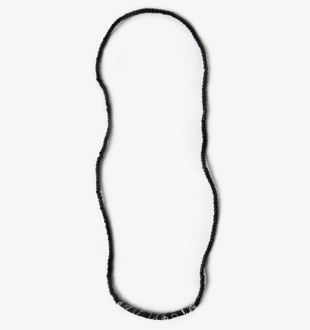 Trade Necklace - Black Bandana