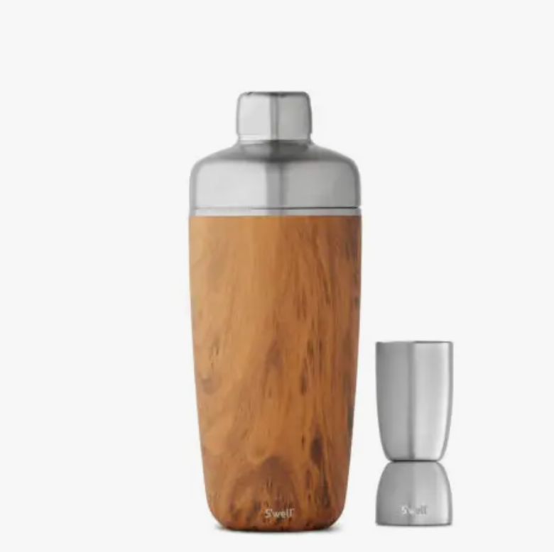 Shaker Set with Jigger - Teakwood