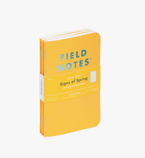 Signs of Spring Field Notes 3 Pack