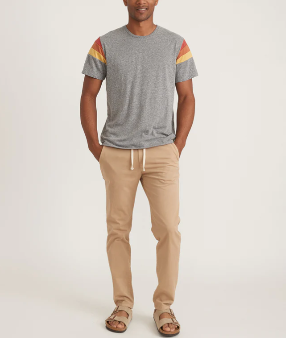 Banks Tee - Heather Grey