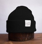 Upcycled Cotton Watchcap - Black