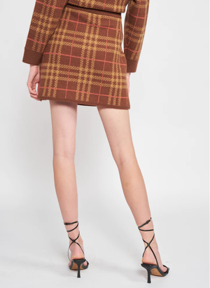 Bronte Sweater Skirt - Taupe