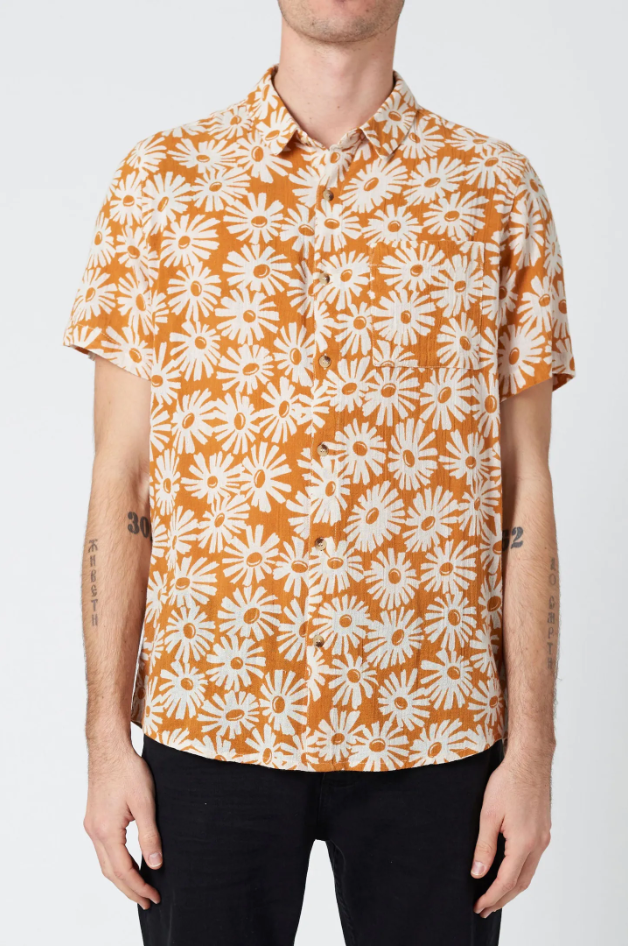 Bon Flower Shirt - Gold