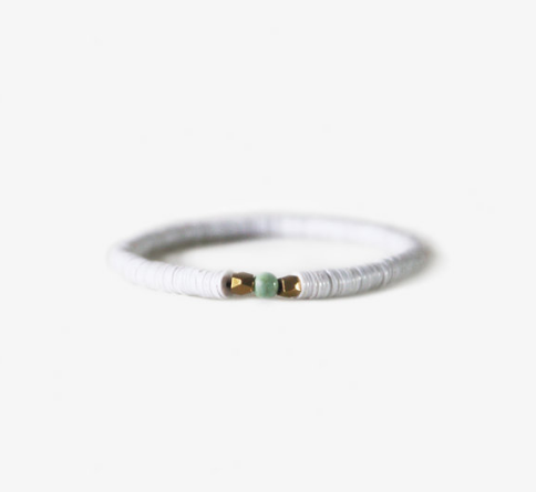 Vinyl Bracelet - White