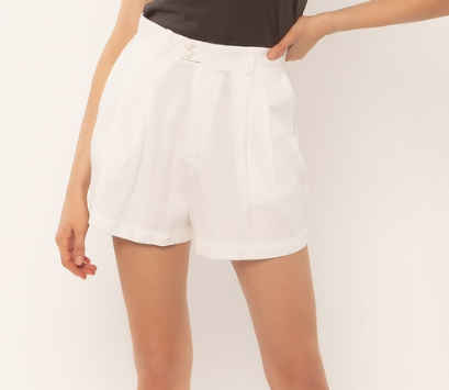 Penelope Short - White - Genterie Supply Co.