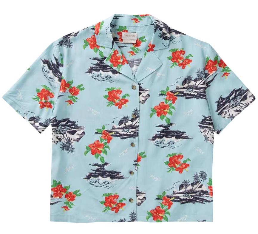 Women's Bunker Paradise Shirt - Canal Blue