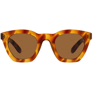 Cut Sixty-Four Sunglasses - Honey Tortoise Shell/Brown