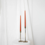 Taper Candle Pair - Terra Cotta