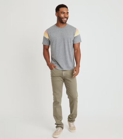 Banks Tee - Blue Heather