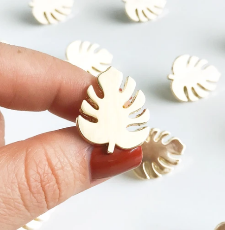 Monstera Leaf Lapel Pin