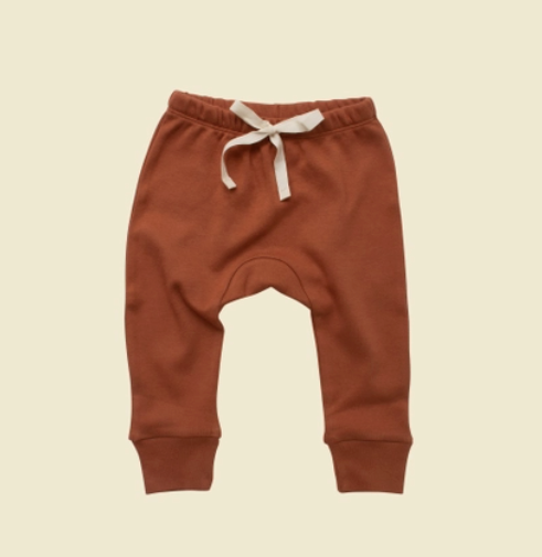 Drawstring Pants - Terracotta