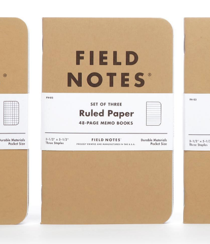 Kraft Ruled Notebooks - Field Notes - Genterie Supply Co.