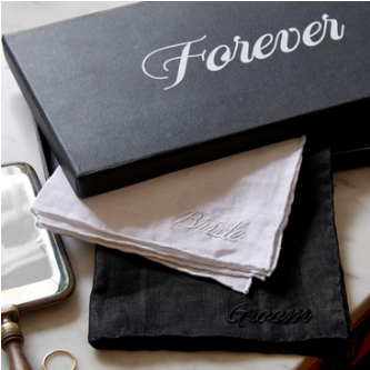 Embroidered Handkerchiefs - Forever - Genterie Supply Co.