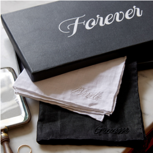 Embroidered Handkerchiefs - Forever